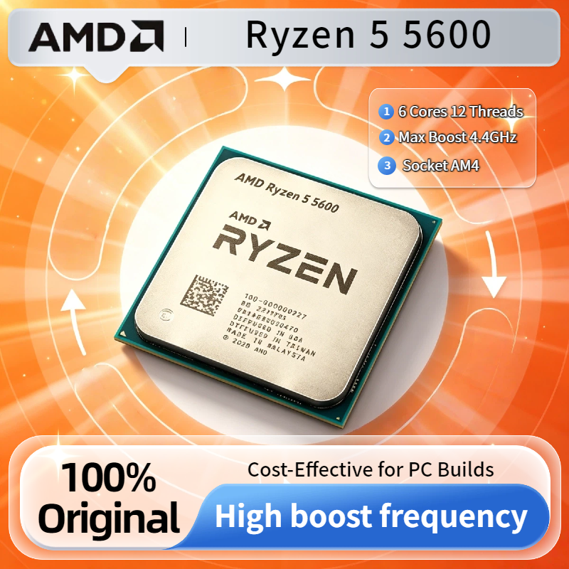 Esports Gaming Fan - AMD Ryzen 5 5600 4.4GHz Boost