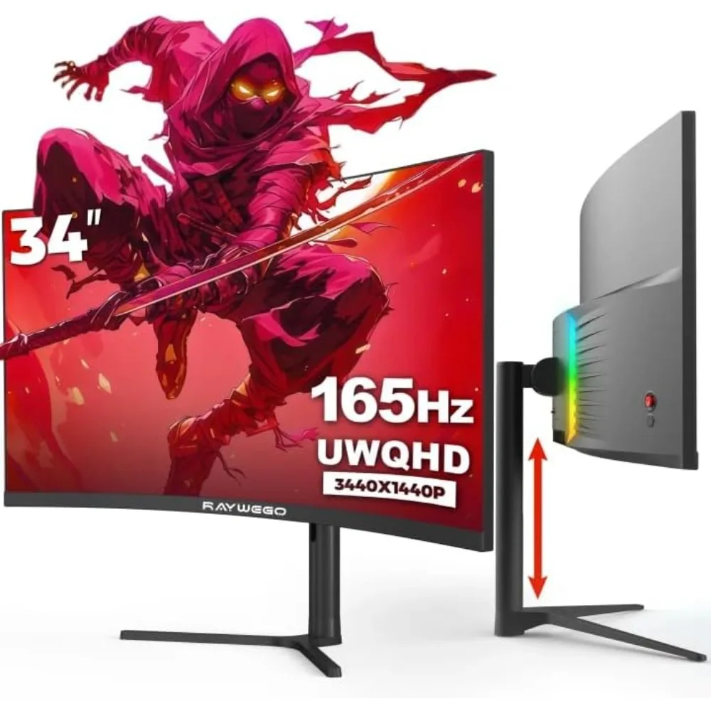 US Shipping 34 Inch Curved Gam - огляд і ціна Gaming Monitor Curved