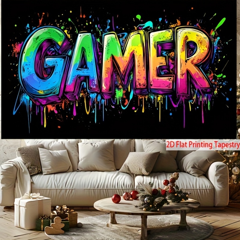 VIKAMA Gaming Tapestry Video G - огляд і ціна Esports Gaming Banner