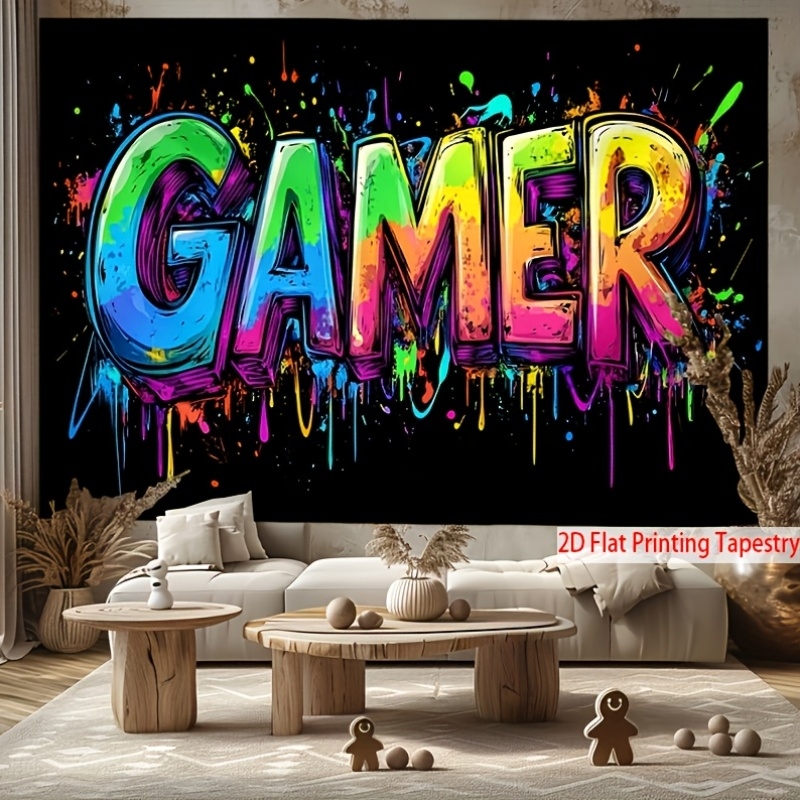 VIKAMA Gaming Tapestry Video G - огляд і ціна Esports Gaming Banner
