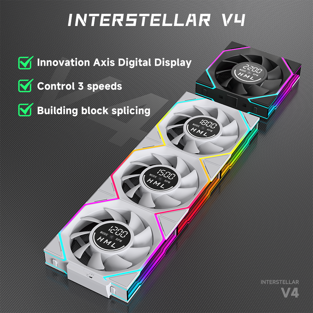 120mm ARGB PC Fan with Screen  - огляд і ціна Esports Gaming Fan