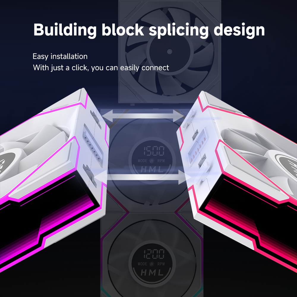 120mm ARGB PC Fan with Screen  - огляд і ціна Esports Gaming Fan