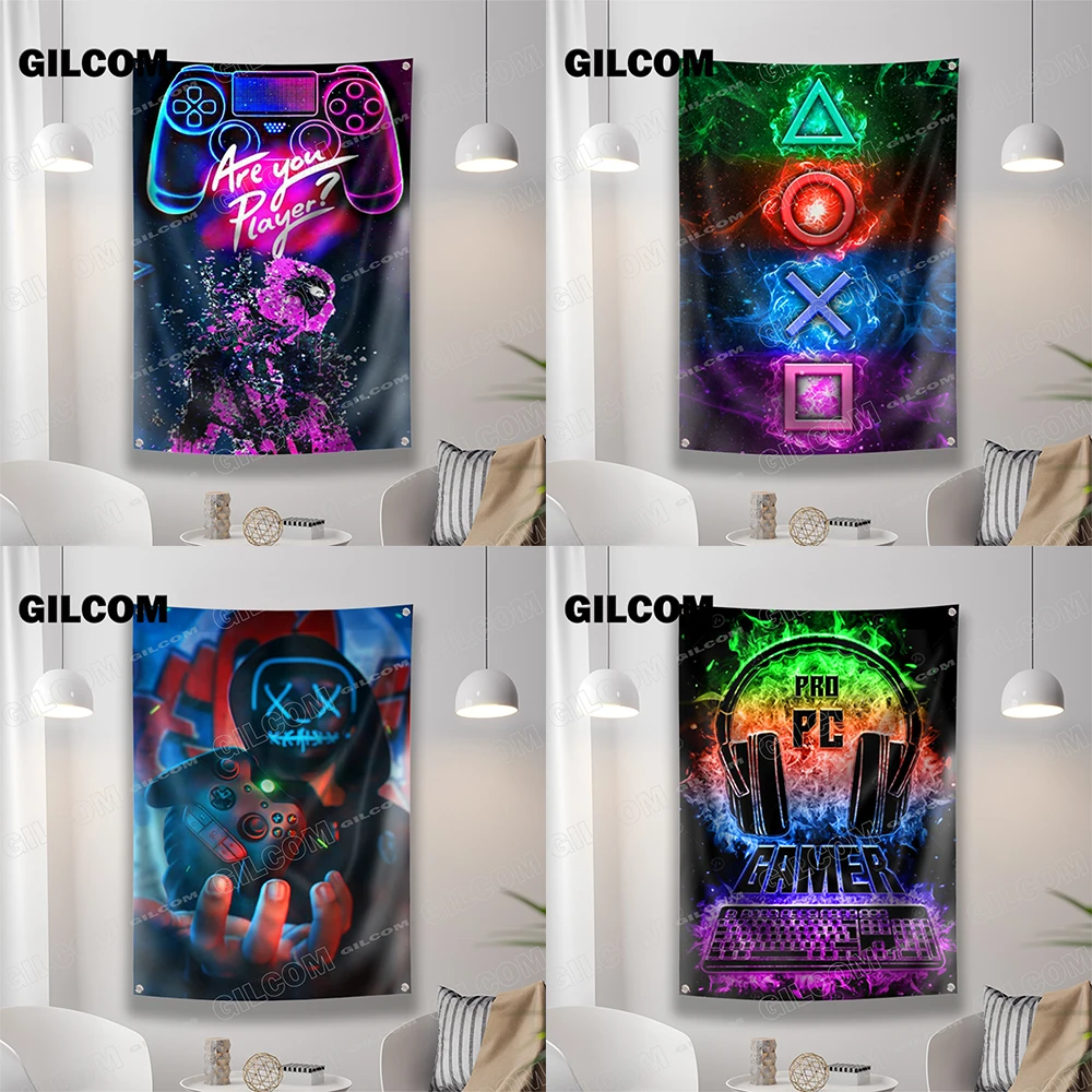 Gaming Room Flag Cool Punk Sty - огляд і ціна Esports Gaming Banner