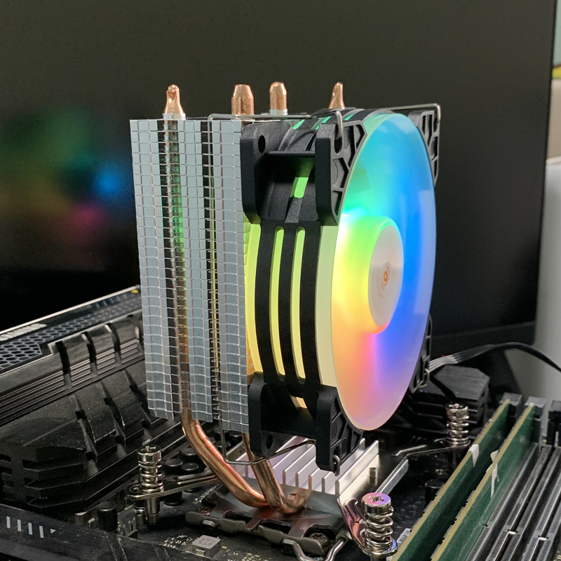 2 Heat Pipes ARGB CPU Cooler T - огляд і ціна Esports Gaming Fan