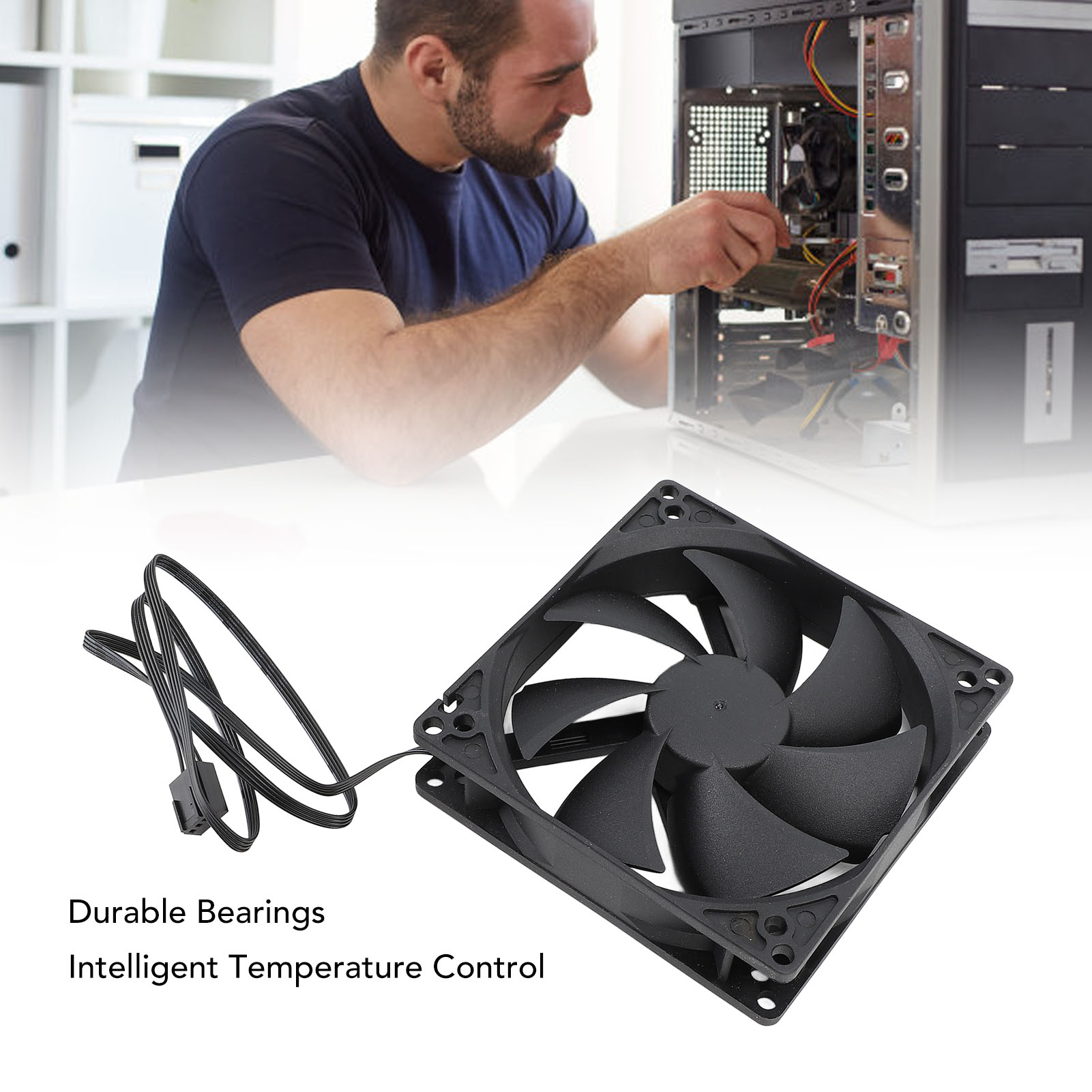 100mm PC PWM Case Fan 100mm Du - огляд і ціна Esports Gaming Fan