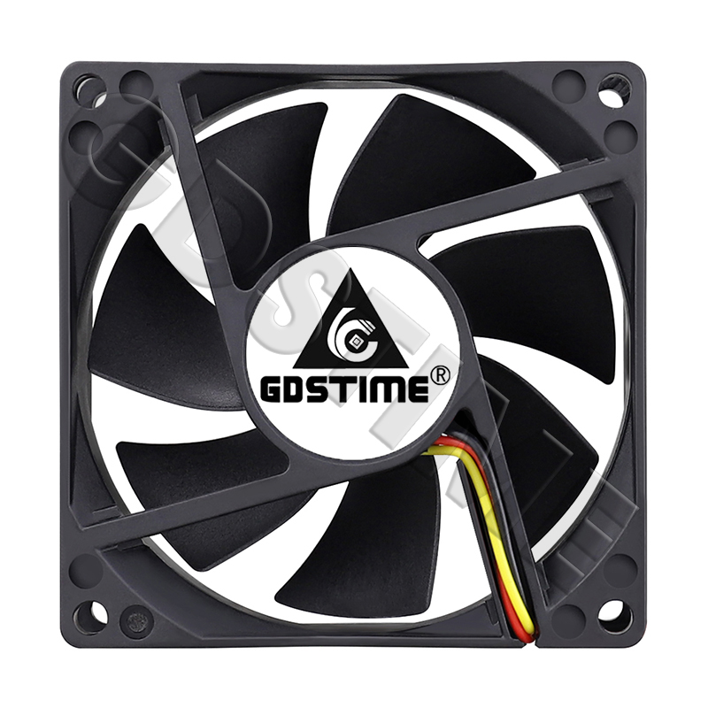Gdstime DC 5V 12V 24V Fan 80mm - огляд і ціна Esports Gaming Fan