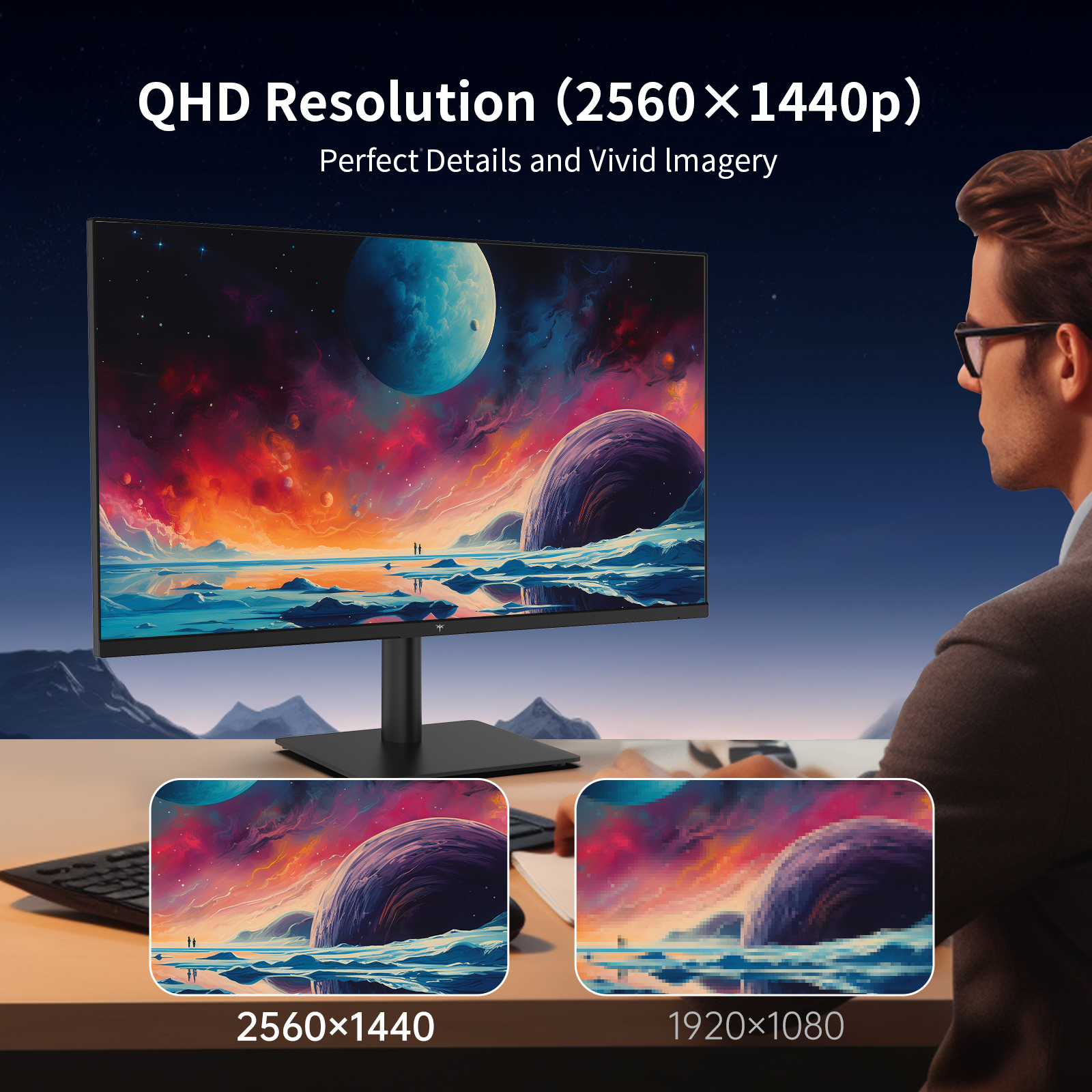 KTC 27 Inch QHD(2560 * 1440) 1 - огляд і ціна Gaming Monitor Curved