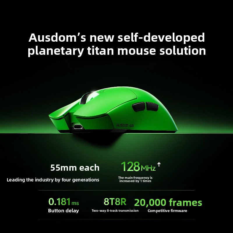 AUSDOM G06 Tri-Mode Wireless G - огляд і ціна Esports Gaming Design