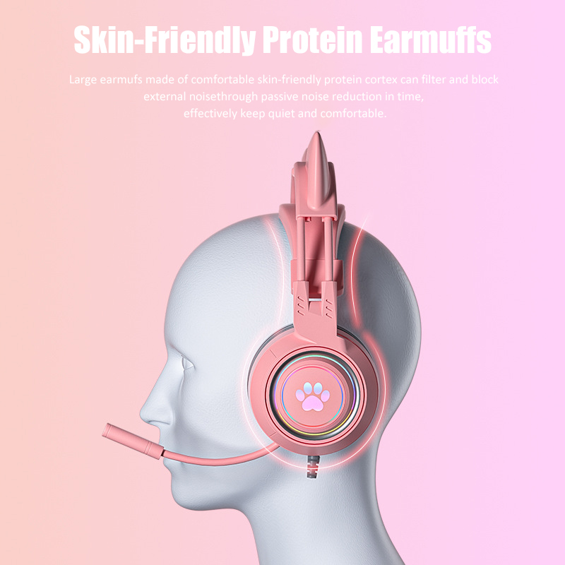 Cute Cat Ear Gaming Headphones - огляд і ціна Esports Gaming Monitor