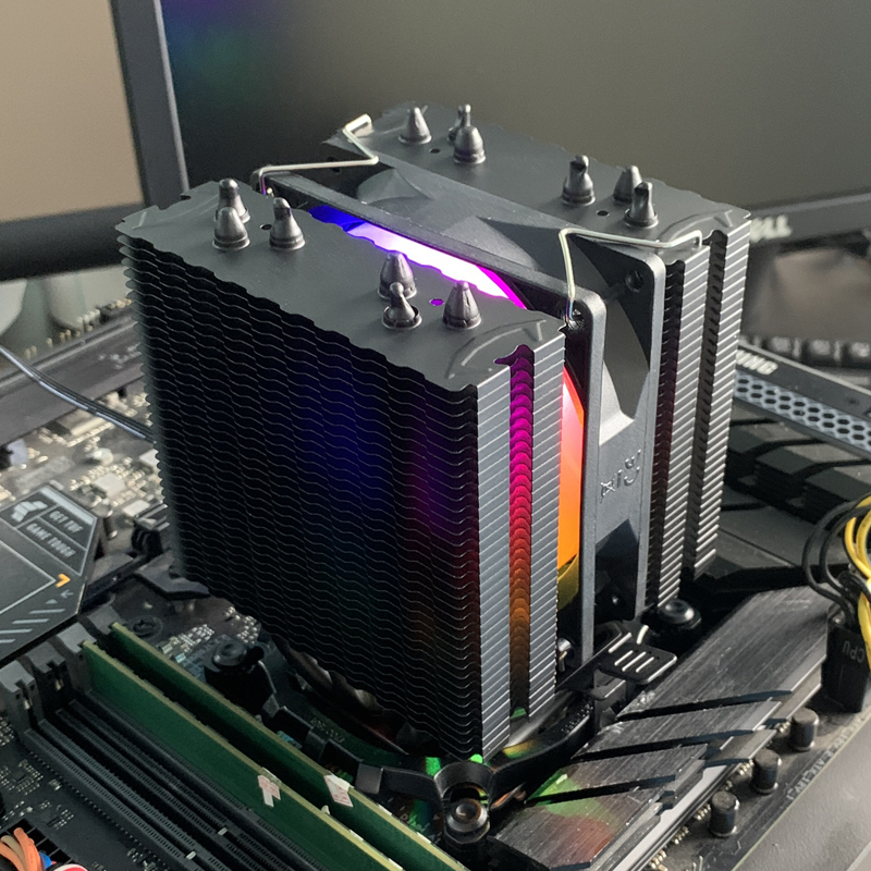 6 Heat Pipes CPU Air Cooler 4  - огляд і ціна Esports Gaming Fan