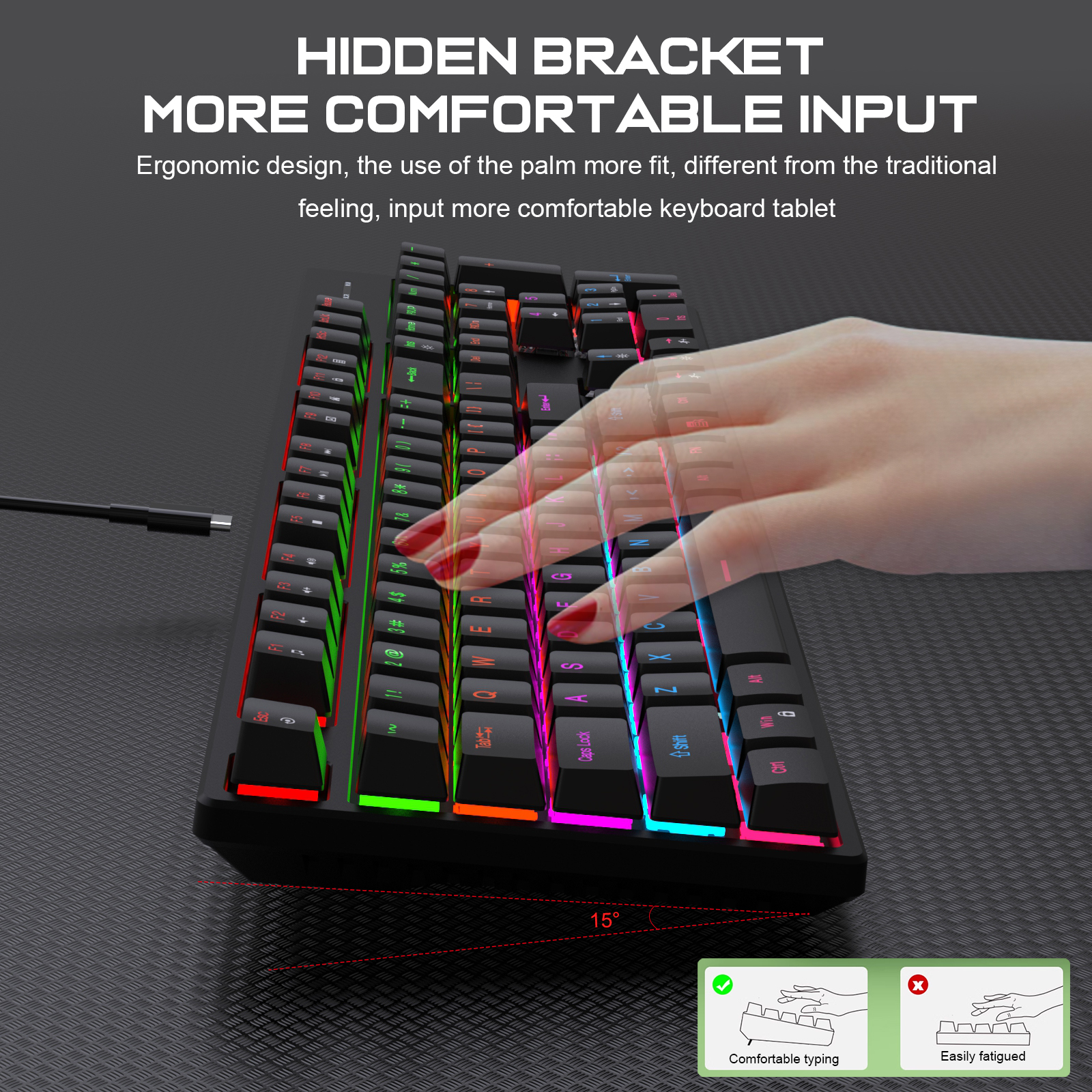 104 Key RGB Backlit Mechanical - огляд і ціна Esports Gaming Design