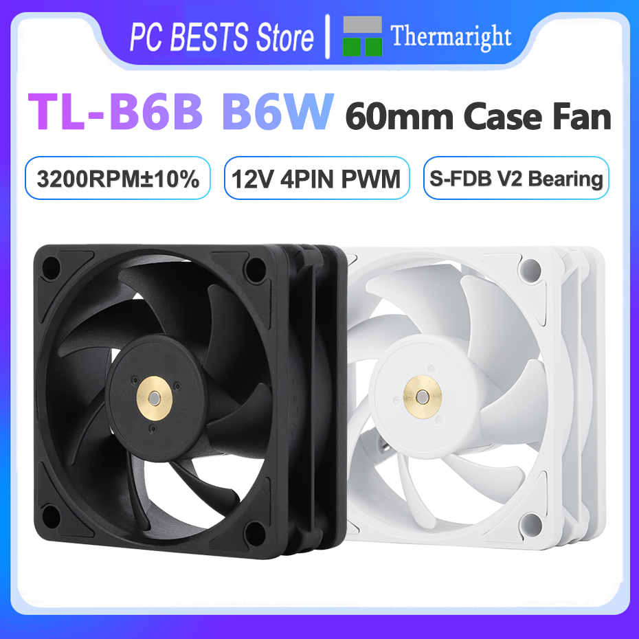 Thermalright TL-B6B B6W 60mm C - огляд і ціна Esports Gaming Fan